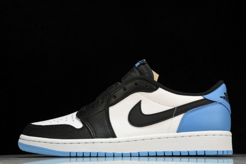 Jordan 1 Retro Low OG Black Dark Powder Blue