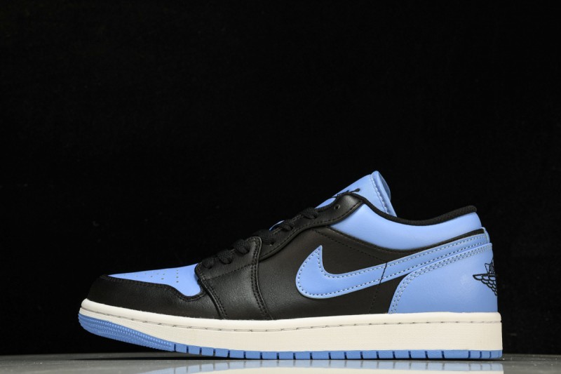 Jordan 1 Low Black University Blue