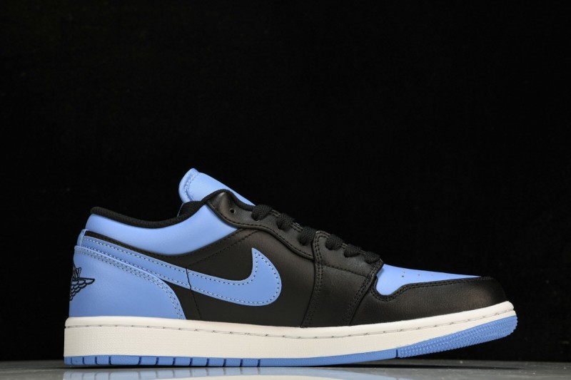 Jordan 1 Low Black University Blue