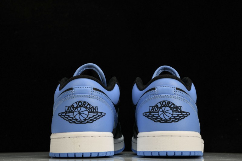 Jordan 1 Low Black University Blue