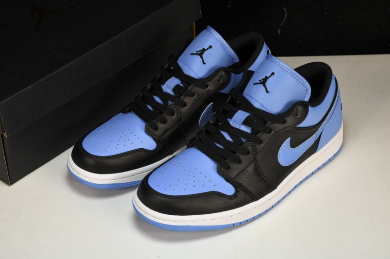 Jordan 1 Low Black University Blue