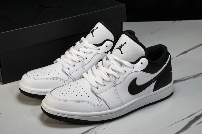 Jordan 1 Low White Black