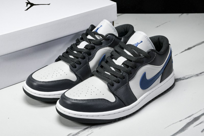 Jordan 1 Low Anthracite Industrial Blue