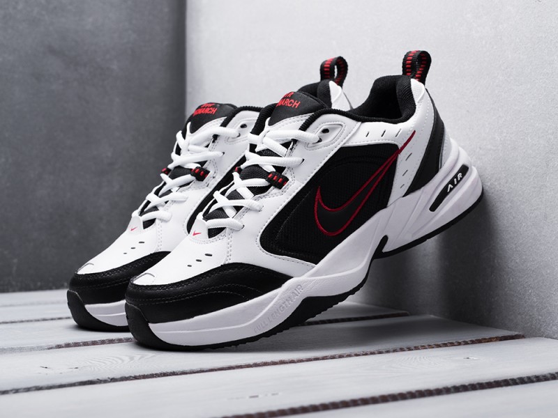 nike air monarch iv black and white